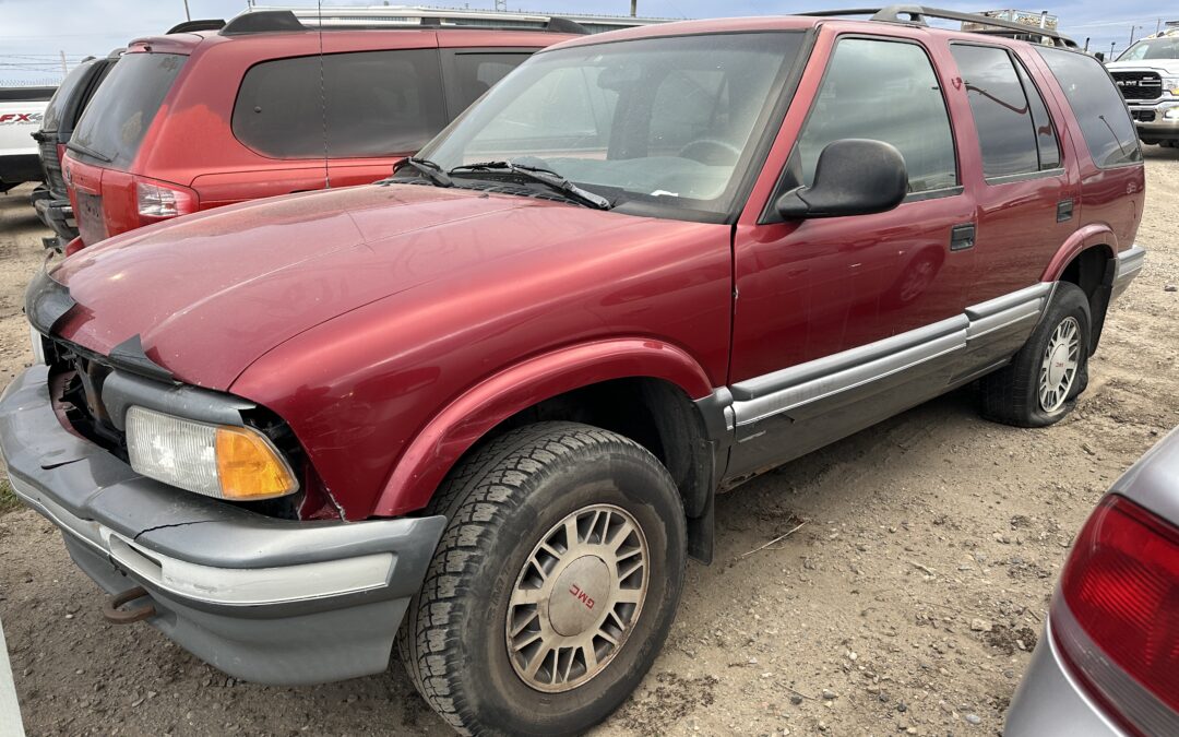 1996 GMC JIMMY (RED)